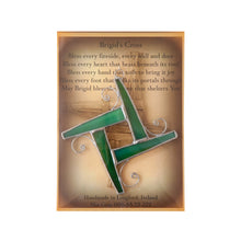 St Brigid's Cross - Stained Glass