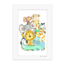 Zoo Animals Print