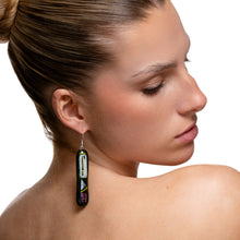 Midnight Tribe Glass Earrings