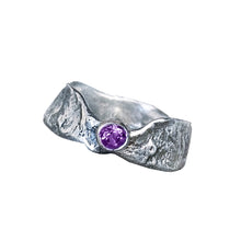 Skinny Faerie Tale Ring - Amethyst