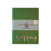 Birds on a Wire Green Softback Notebook