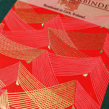 Red Fan Hardback Notebook