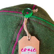 Sauna Hat Green / Pink