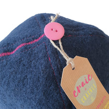 Sauna Hat Navy/ Pink