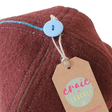 Sauna Hat Rust/ Light Blue