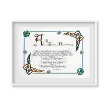 An Irish Blessing Calligraphy Print