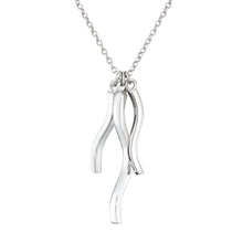 Jazz Mara Long Silver Necklace