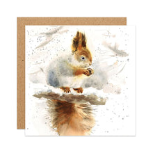 Squirrel Watercolour Greeting Card