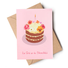 Le Grá ar do Bhreithlá/ With Love Card