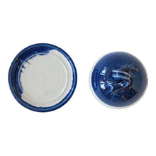 Blue & Cream Butter Dish