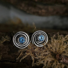 Blue Topaz Sun Seeker Earrings