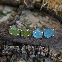 Raw Apatite Earrings
