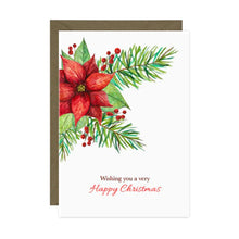 Poinsetta Happy Christmas