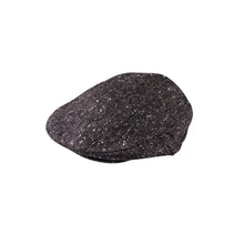 Irish Tweed Cap Donegal Charcoal Black