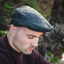 Irish Tweed Cap Donegal Charcoal Black