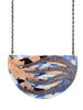 Bláth Batik Necklace in Blue/Pewter Shimmer/Rose-Gold/Black