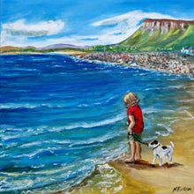 A Walk by the Sea, Strandhill & Ben Bulben Framed Print