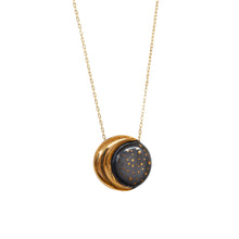 Phases of the Moon Necklace with Stars