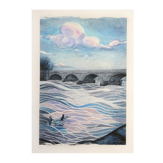 Carrick on Shannon Bridge Print