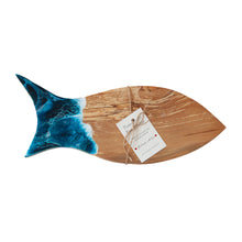 Ocean Waves Fish Shaped Cheese Board