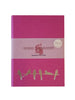 Birds on a Wire Pink Softback Notebook