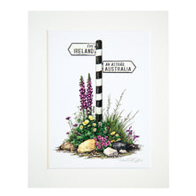 Ireland - Australia Road Sign Print
