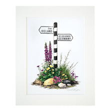 Ireland - Germany Road Sign Print