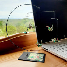 Green Desktop Crane Mobile