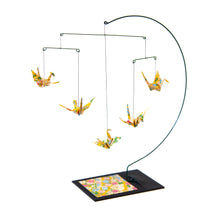 Yellow Swirl Desktop Crane Mobile