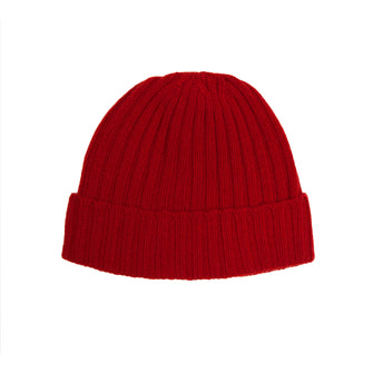 Chunky Rib Hat - Scarlet