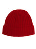 Chunky Rib Hat - Scarlet