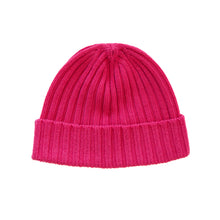 Chunky Rib Hat - Cerise