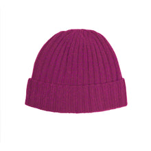Chunky Rib Hat - Damson