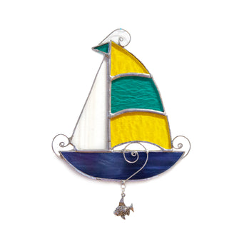 Sailing Boat - Stained Glass