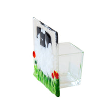 Fused Glass Sheep Candle Holder