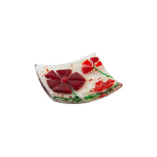 Red Flower Trinket Dish