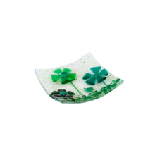 Green Flower Trinket Dish