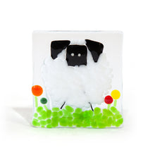 Fused Glass Sheep Candle Holder