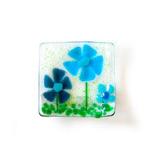 Blue Flower Trinket Dish