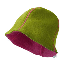 Sauna Hat Acid Green / Pink