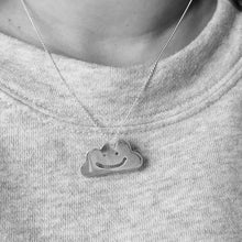 Smiley Cloud Necklace Sterling Silver