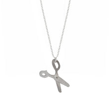 Scissors Necklace Sterling Silver