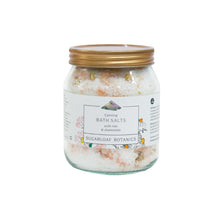 Rose and chamomile bath salts