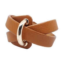 Arch Leather Bracelet - Sand