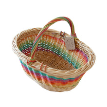 Rainbow Oval Basket