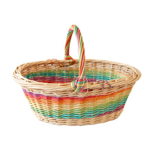 Rainbow Oval Basket
