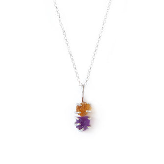 Citrine & Amethyst Elements Pendant