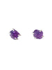Raw Amethyst Earrings