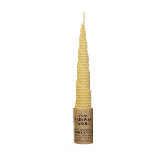 Beeswax Tall Coiled Candle