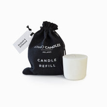 Refill Rocksalt & Driftwood Clear Candle